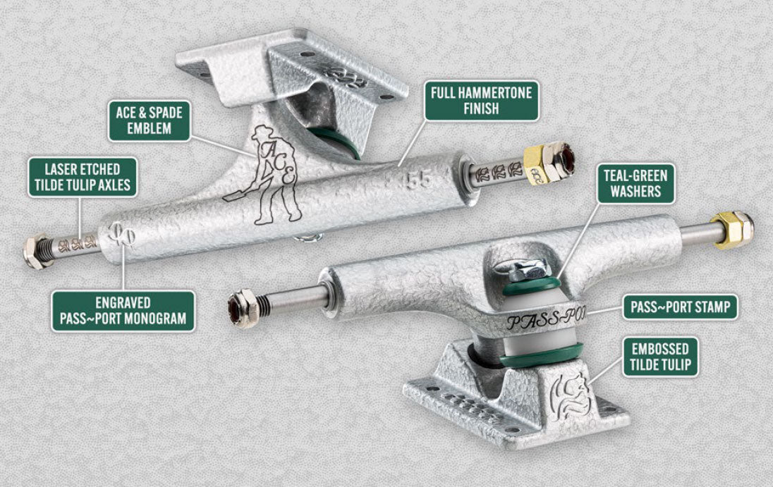 PASS~PORT | ACE TRUCKS AF1 HOLLOW TRUCKS HAMMERTONE