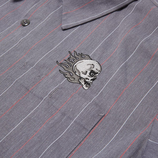 BAKER TORQUED PINS WORK SHIRT GREY