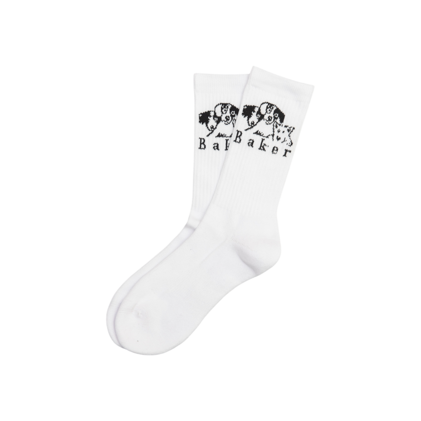 BAKER WHERE MY DOGS AT SOCKS WHITE