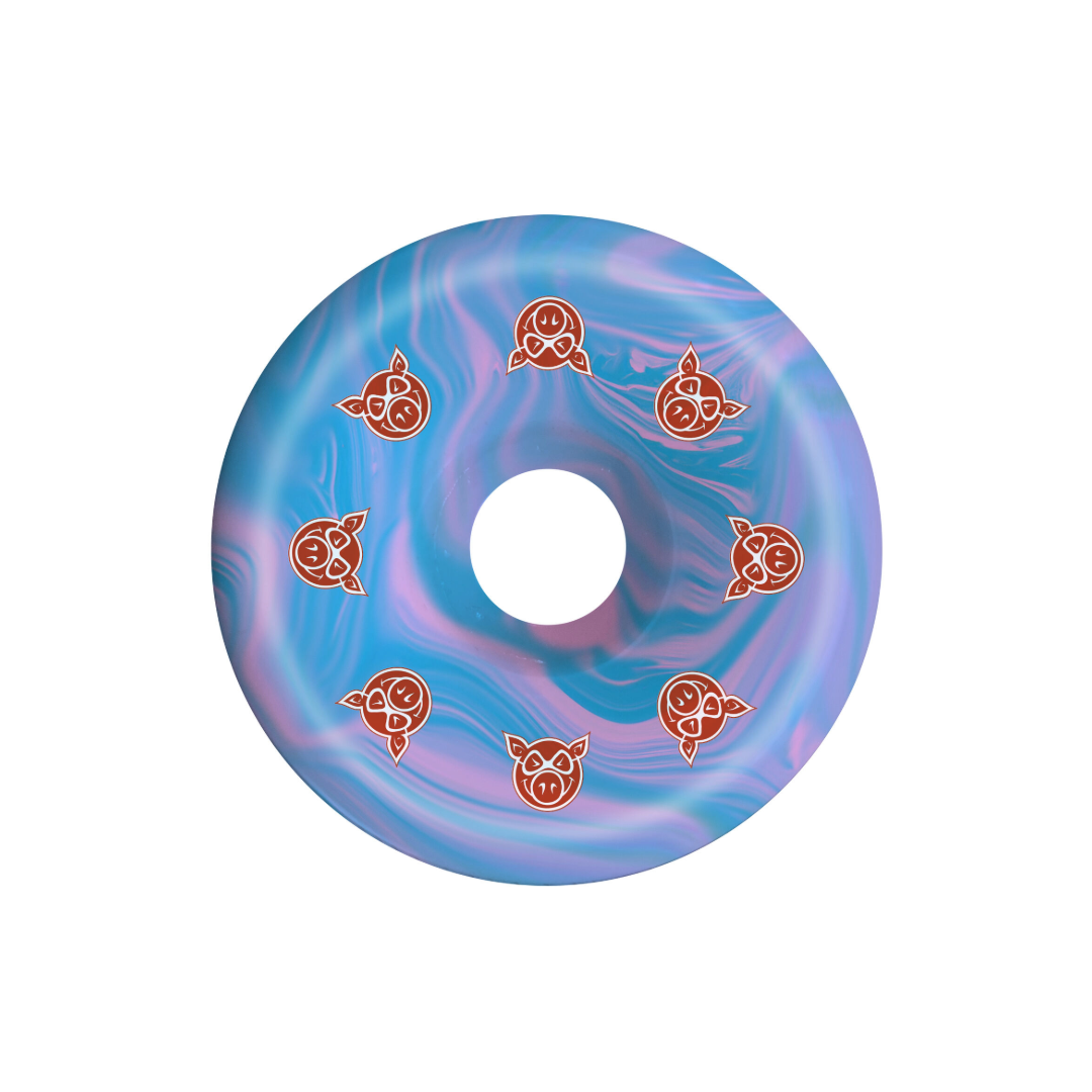 PIG WHEELS CONICAL 99A 53mm PURPLE SWIRL