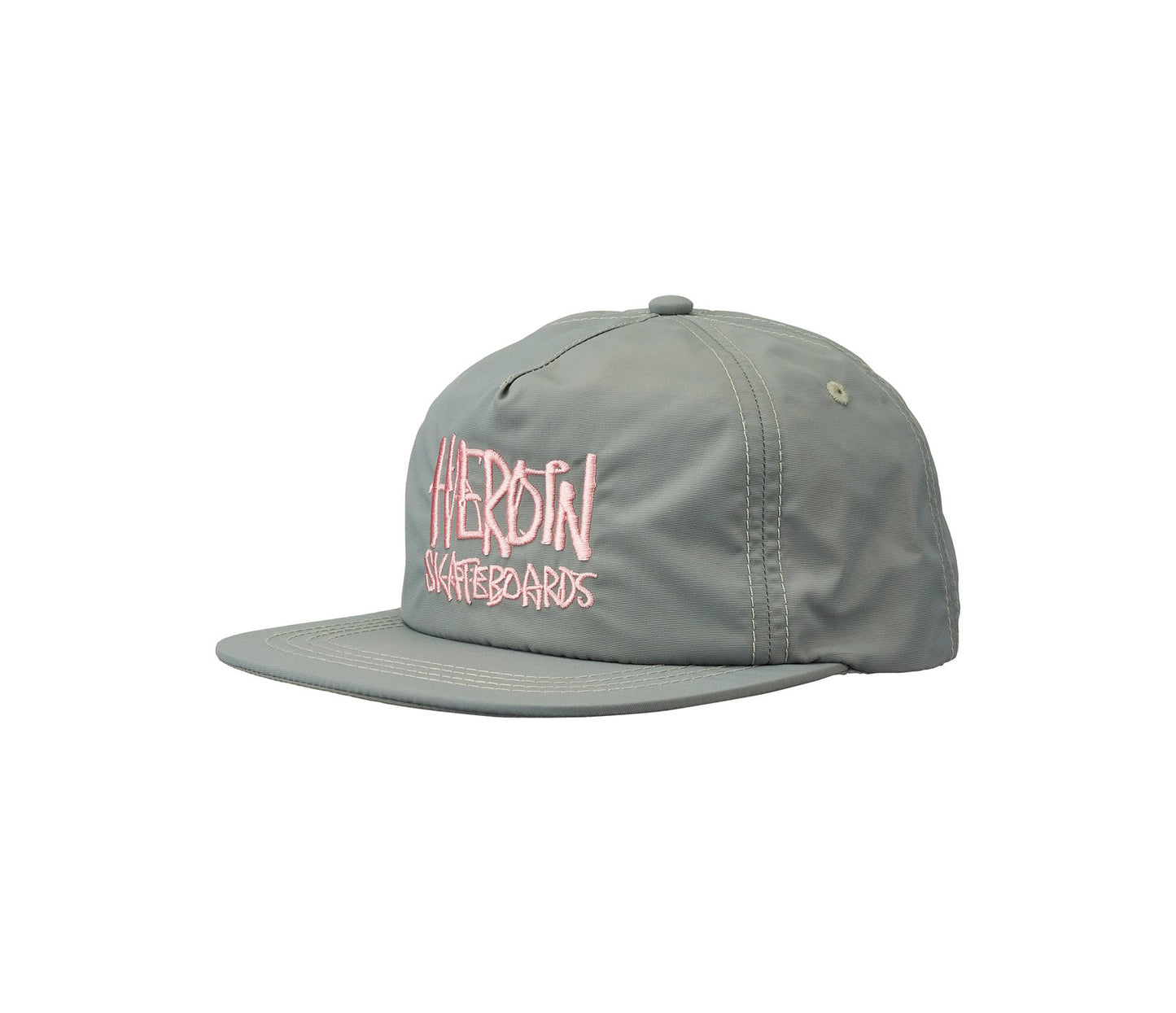 HEROIN SCRIPT SNAPBACK GREY/PINK