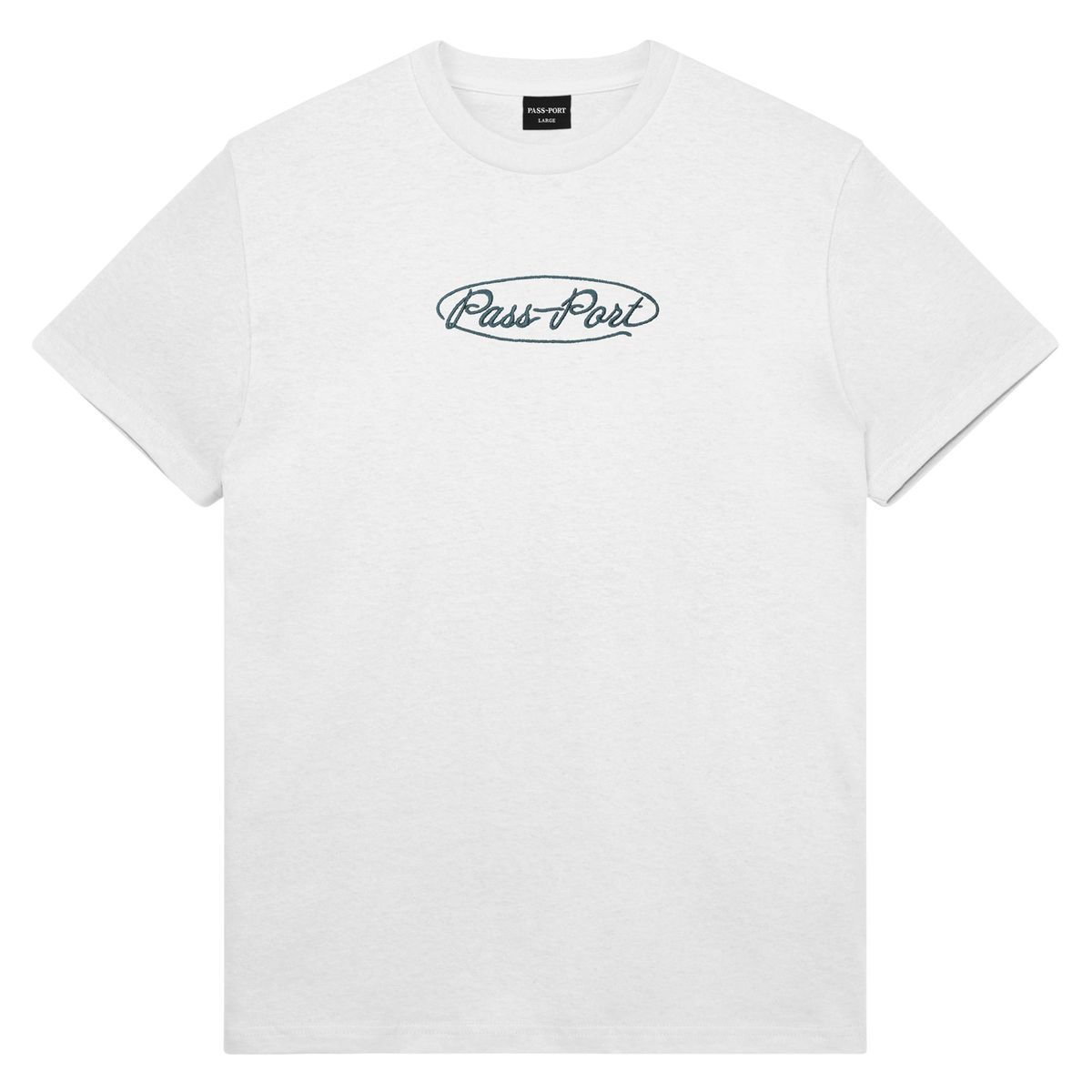 PASS~PORT OVALIT TEE WHITE