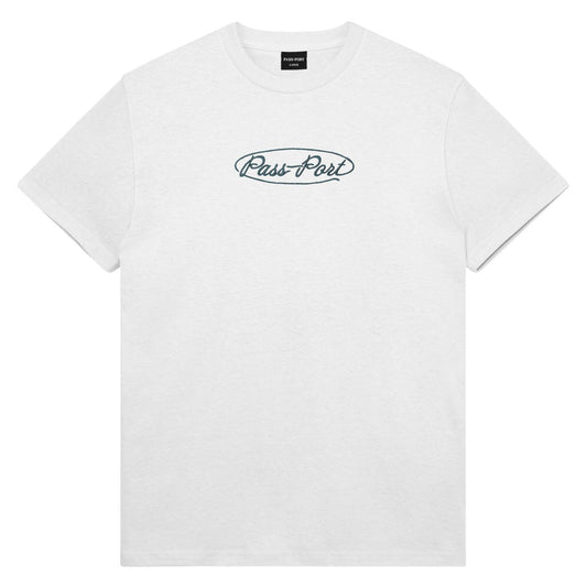PASS~PORT OVALIT TEE WHITE