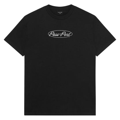 PASS~PORT OVALIT TEE BLACK