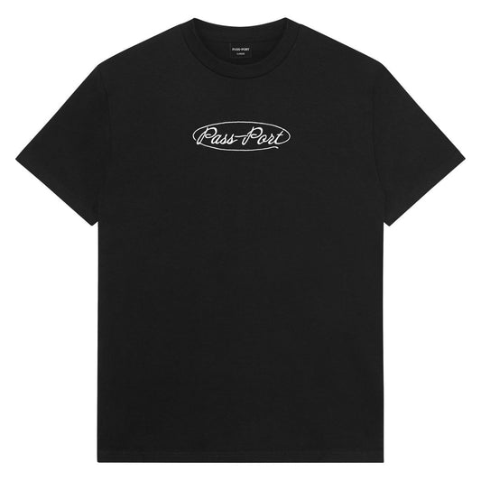PASS~PORT OVALIT TEE BLACK