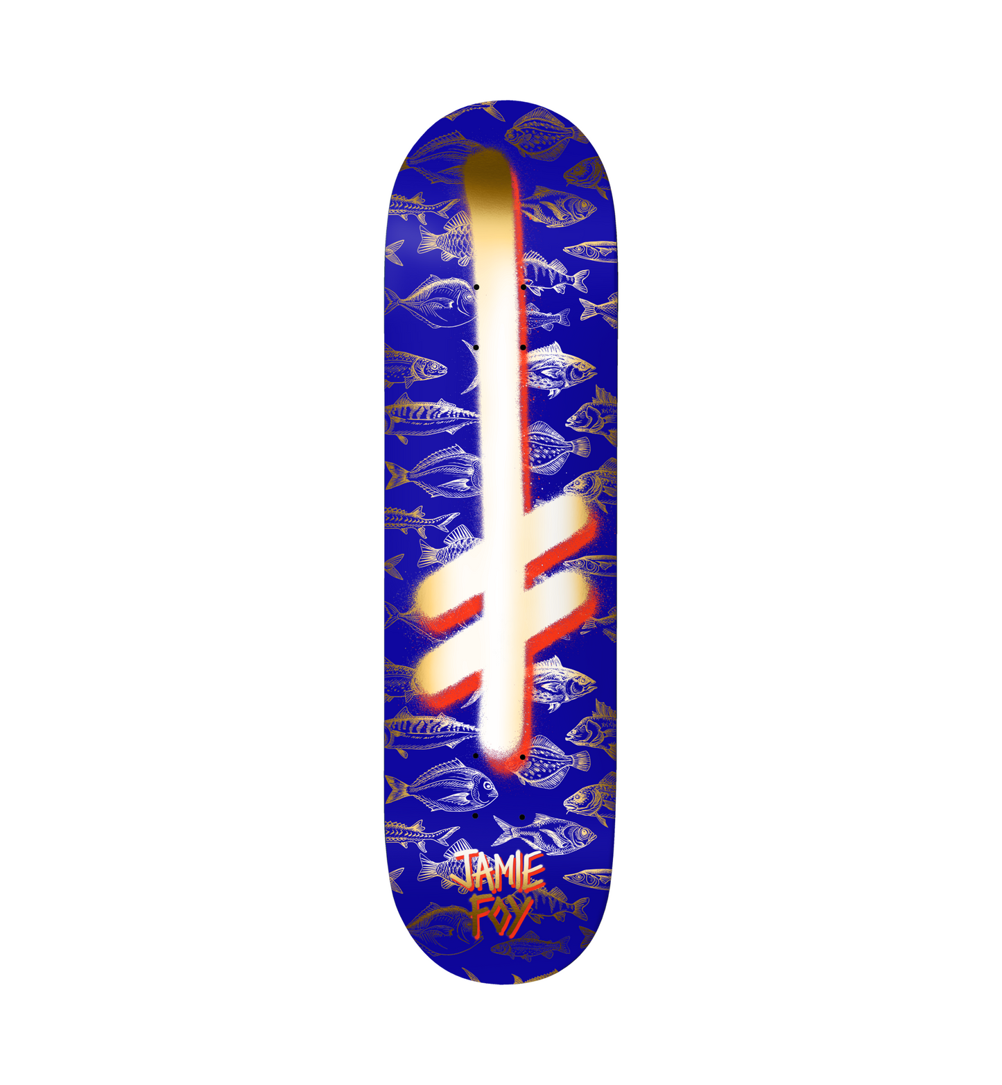 DEATHWISH FOY GANG LOGO FISHES DECK 8.0