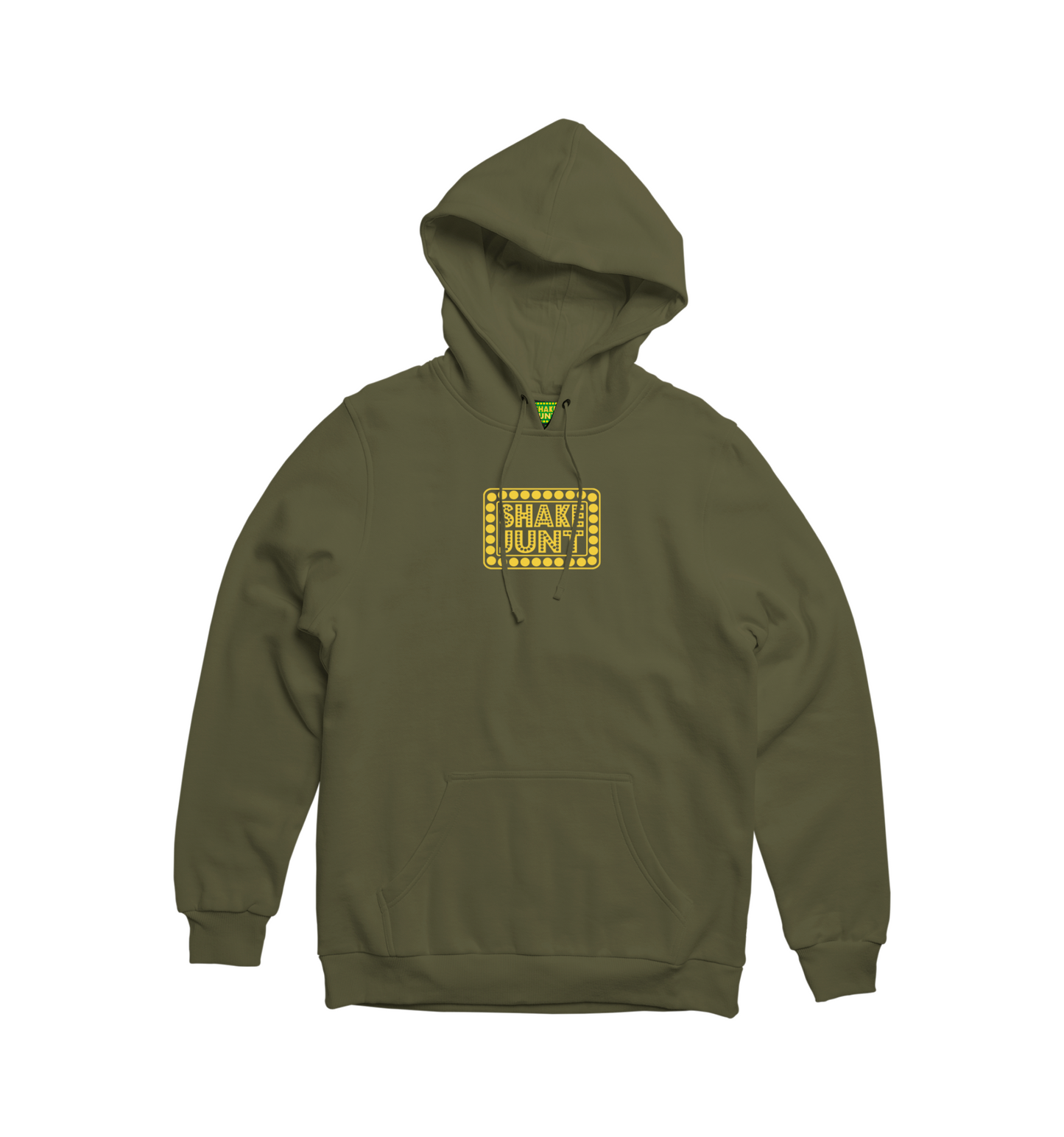 SHAKE JUNT BOX LOGO HOODIE ARMY