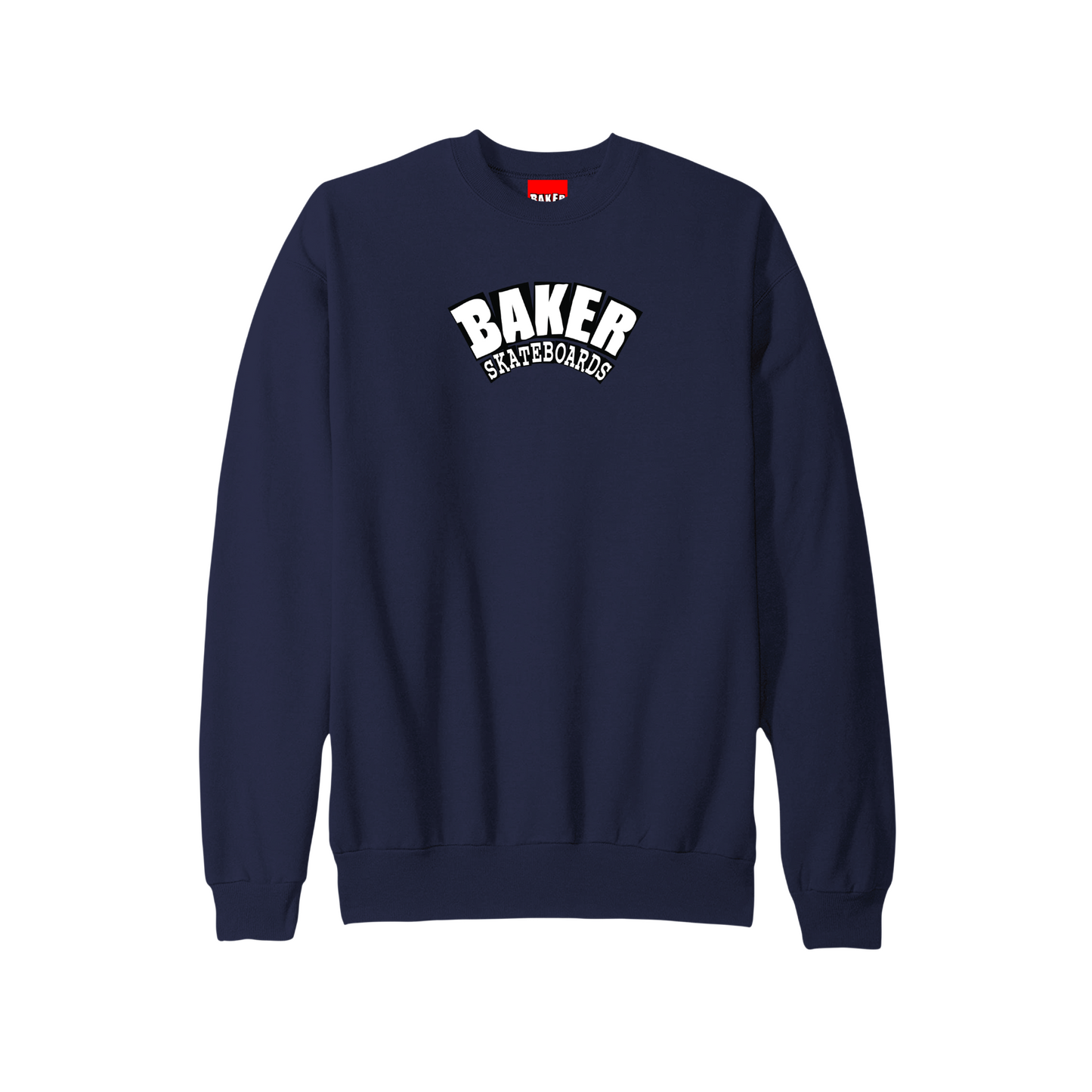 BAKER ARCH CREWNECK NAVY