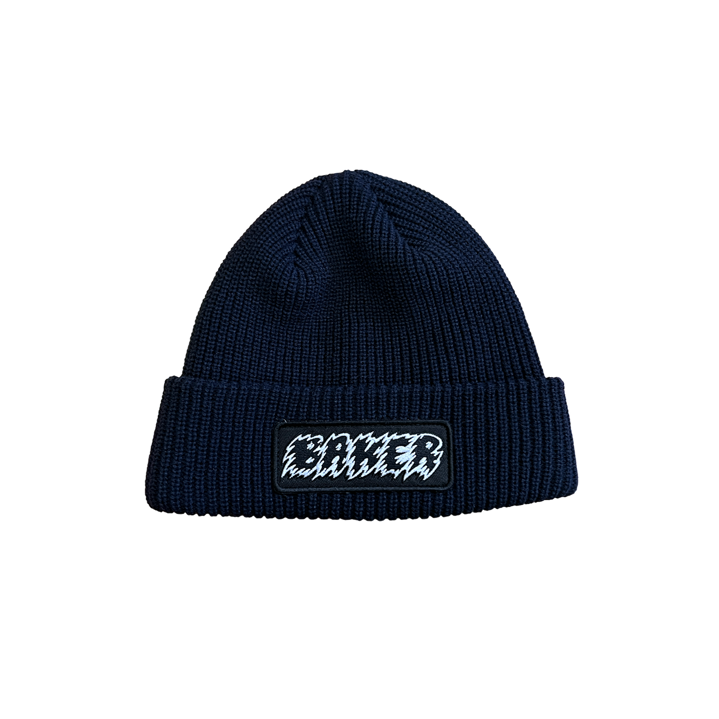 BAKER JAGGED CUFF BEANIE NAVY