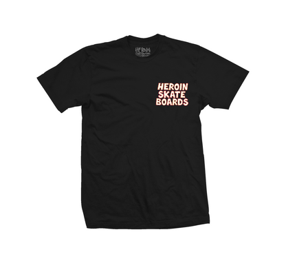 HEROIN STINGEE THINGEE TEE BLACK