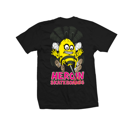 HEROIN STINGEE THINGEE TEE BLACK