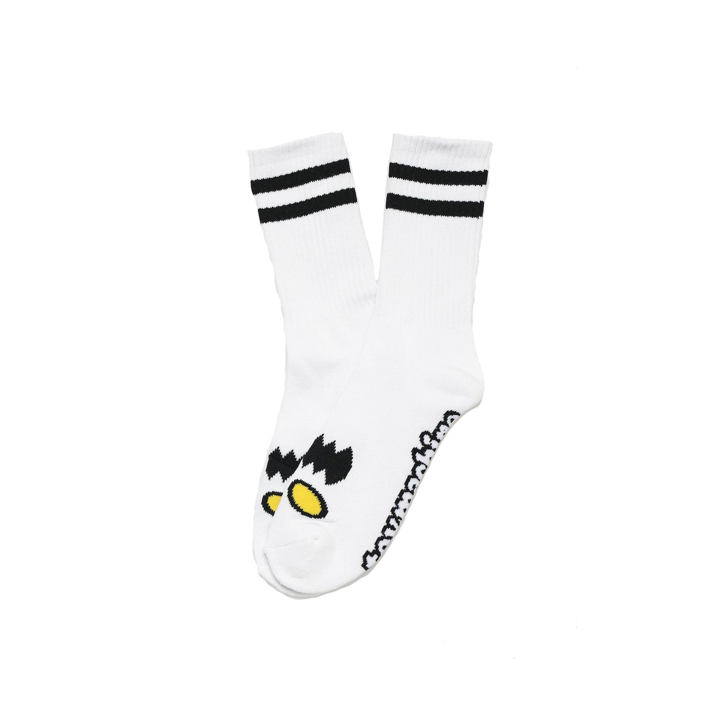 TOY MACHINE MONSTER FACE SOCKS WHITE