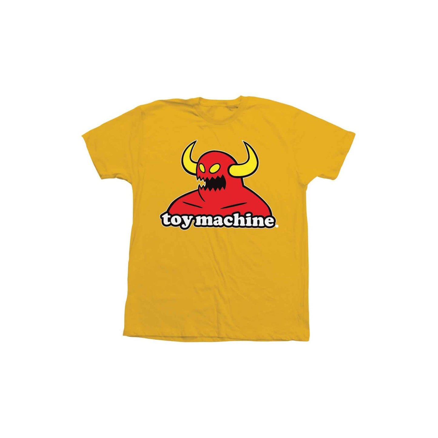 TOY MACHINE MONSTER YOUTH TEE WHITE/GOLD