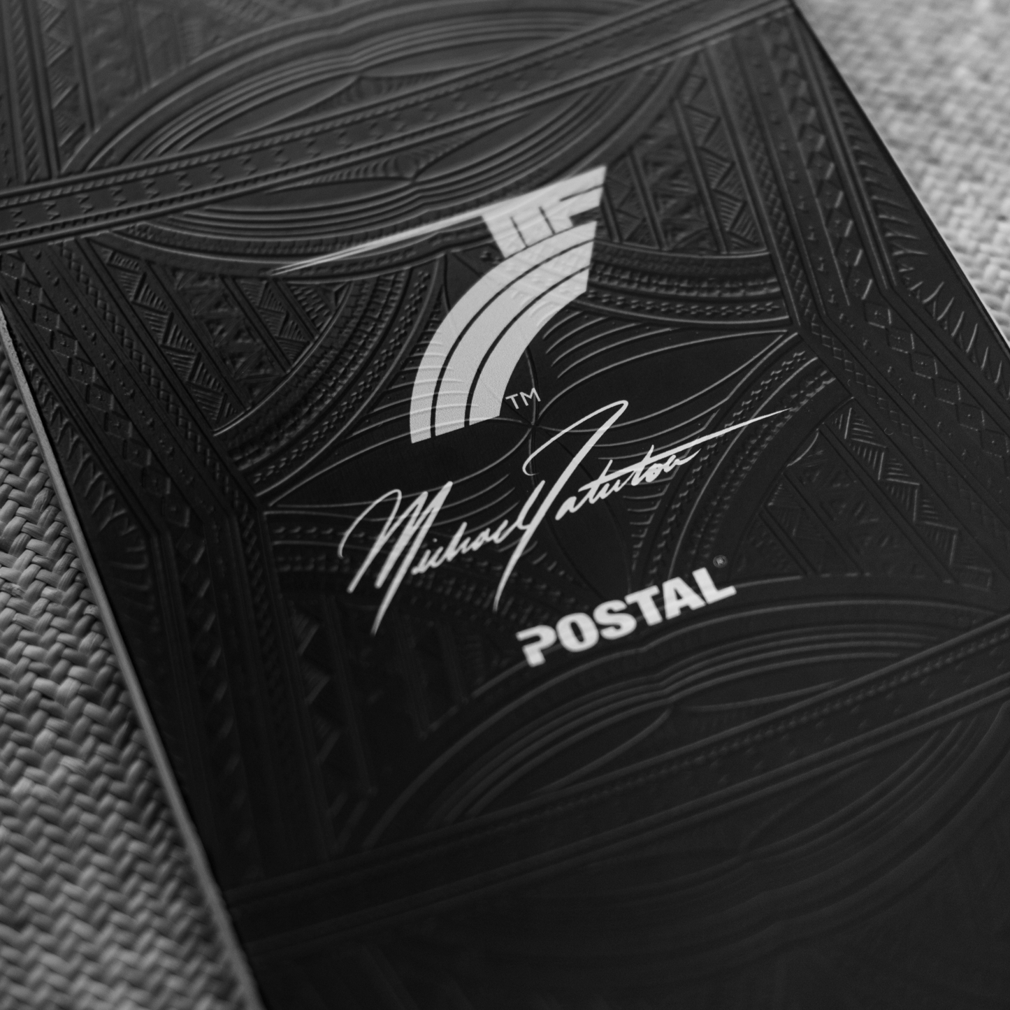 POSTAL SAMOAN MIKE DECK | ALA MATAGI | BLACK YELLOW 8.5"