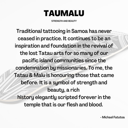 POSTAL SAMOAN MIKE DECK | TAUMALU | BLACK WHITE 8.25"