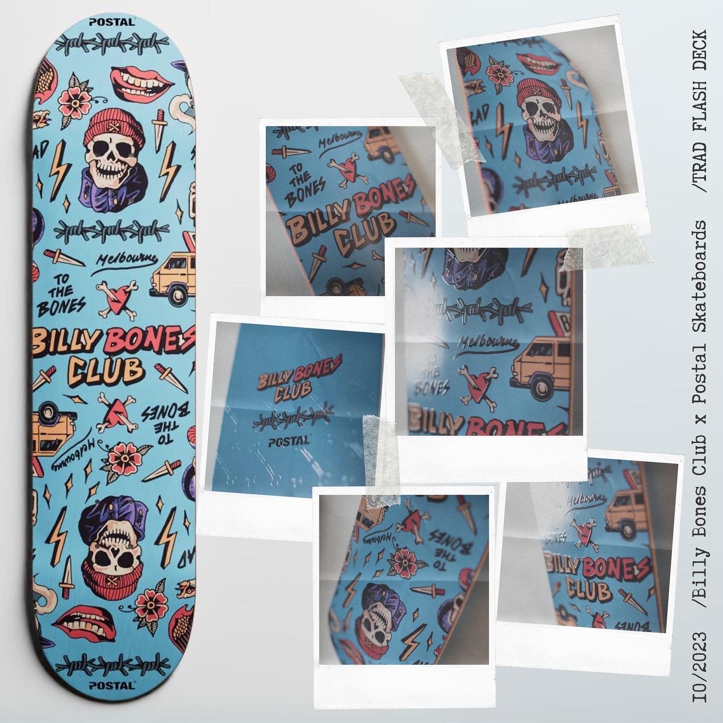 POSTAL X BILLY BONES CLUB FLASH CLUB DECK 8.0 | 8.5