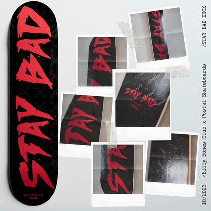 POSTAL X BILLY BONES CLUB STAY BAD DECK 8.0 | 8.5