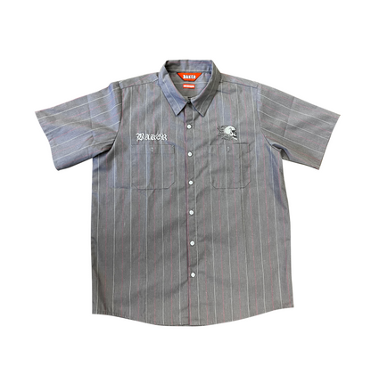 BAKER TORQUED PINS WORK SHIRT GREY