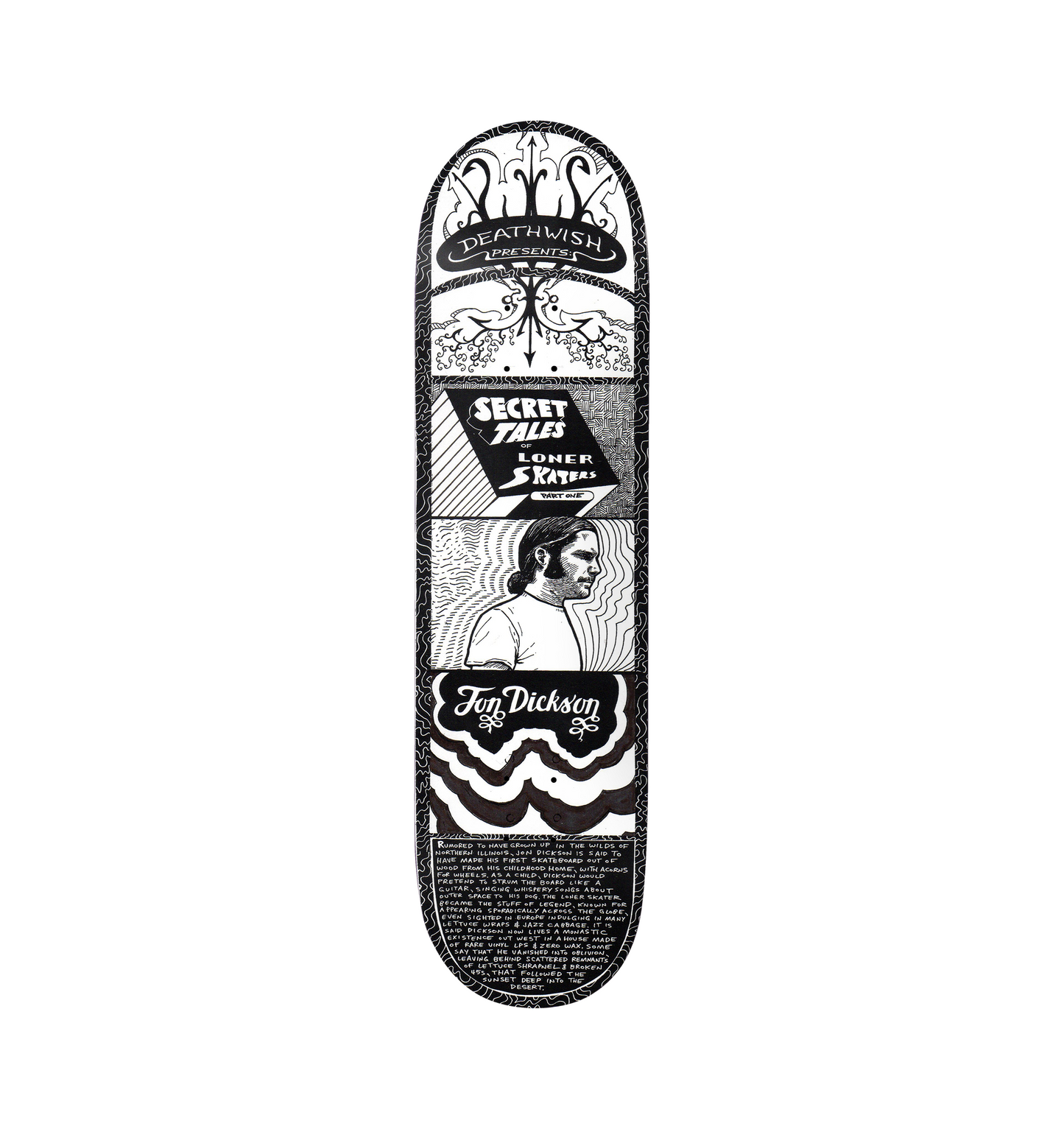 DEATHWISH SECRET TALES DICKSON DECK 8.25