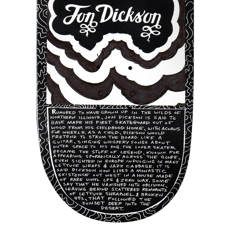 DEATHWISH SECRET TALES DICKSON DECK 8.25