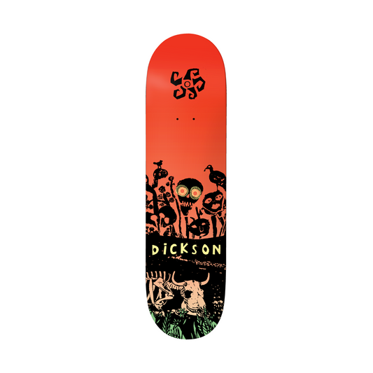DEATHWISH JON DICKSON FLOWERS DECK 8.25"