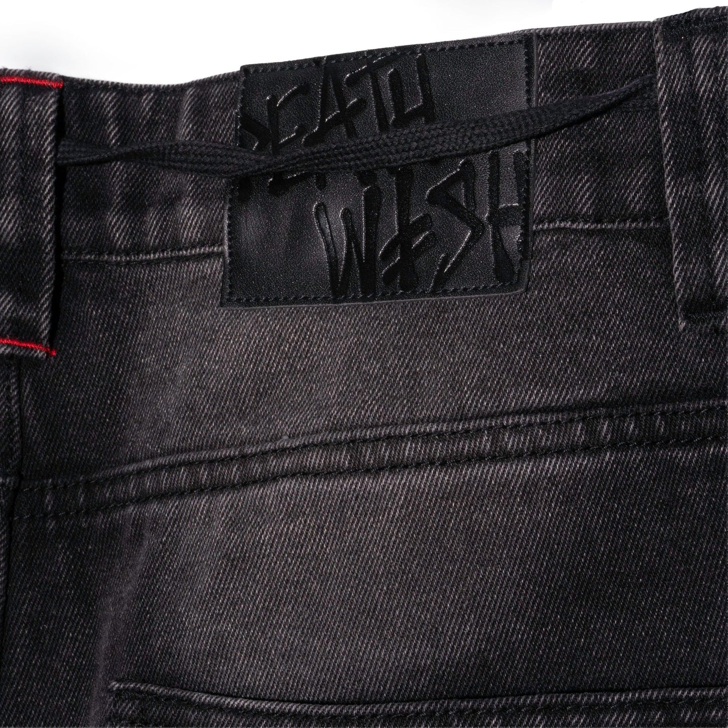 DEATHWISH BAGGY FACCHINI DENIM JEANS WASHED BLACK