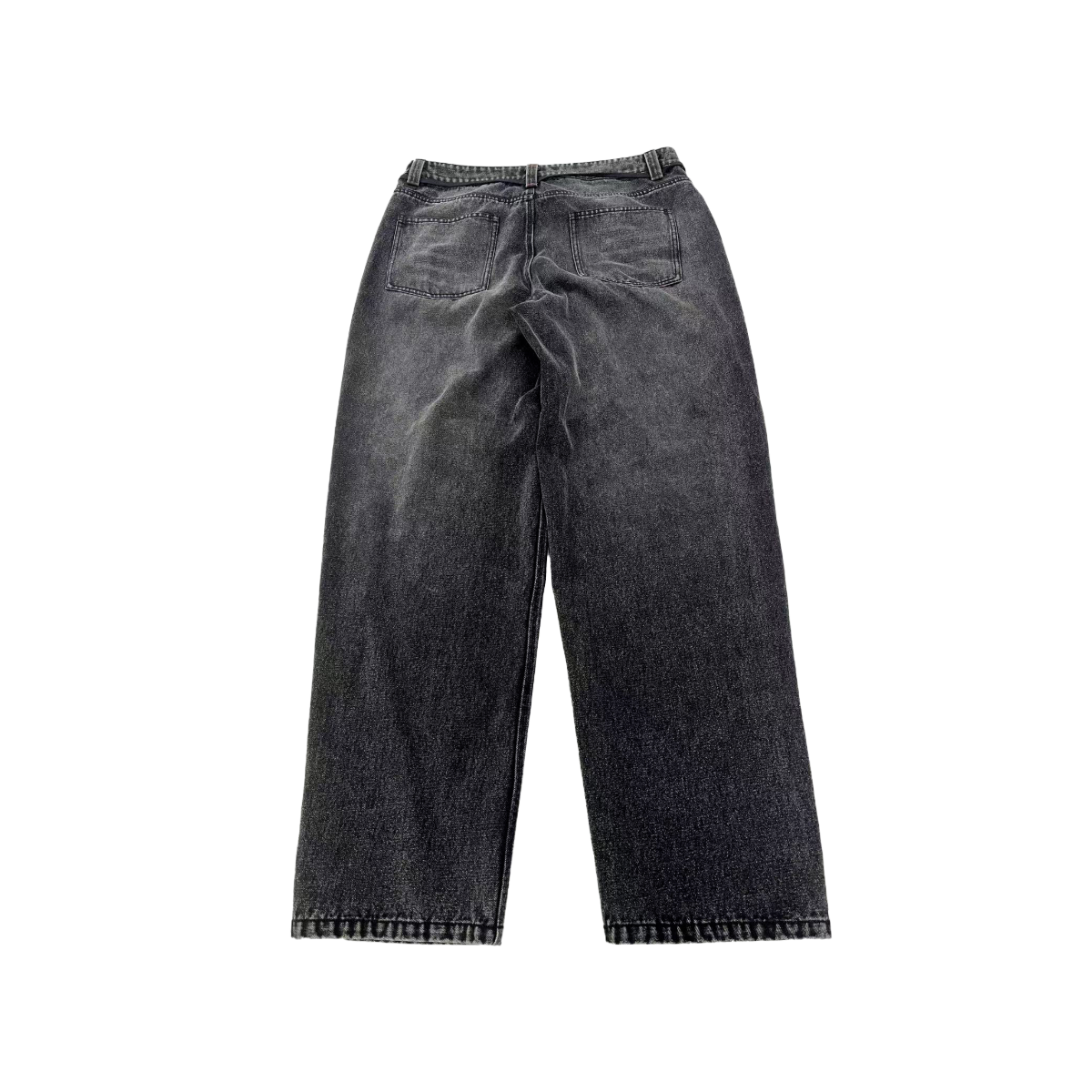 DEATHWISH BAGGY FACCHINI DENIM JEANS WASHED BLACK
