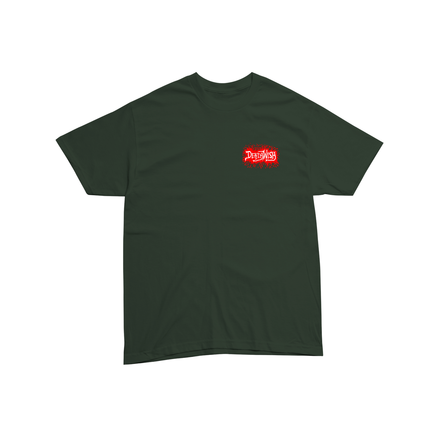 DEATHWISH REVENGE TEE FOREST GREEN