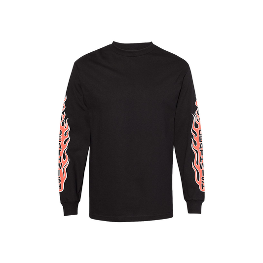 DEATHWISH GHOST RIDER BLK LONG SLEEVE TEE