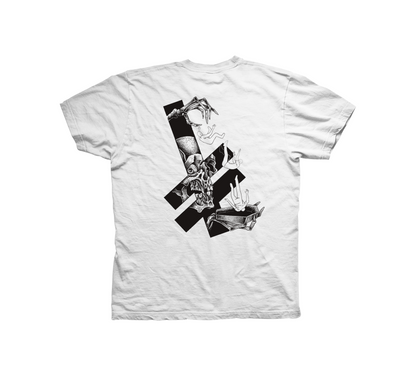 DEATHWISH TRAPPED TEE WHITE
