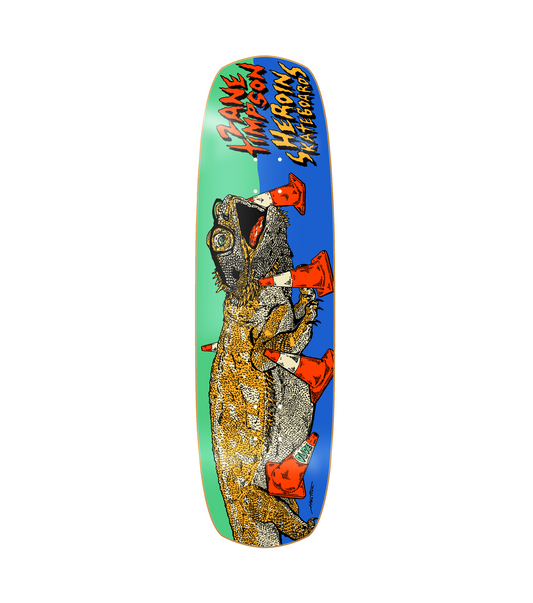 HEROIN ZANE TIMPSON DUDE SYMMETRICAL DOUBLE SHOVEL DECK 9"