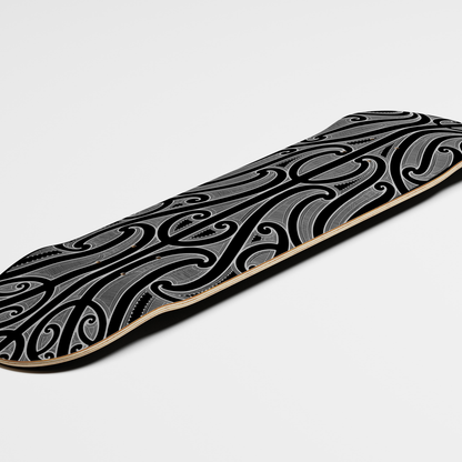 POSTAL MJC TĀ MOKO DECK | HAERENGA | BLACK WHITE 8.0"