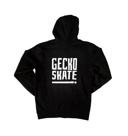 GECKO SKATE INLINE STONE AGE HOODIE BLACK