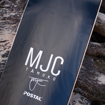 POSTAL MJC TĀ MOKO DECK | HAERENGA | BLACK WHITE 8.0"