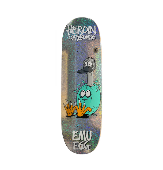 HEROIN EMU EGG HOLOGRAPHIC SYMMETRICAL DECK 9.25