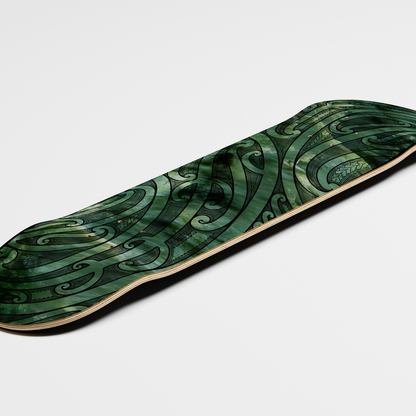 POSTAL MJC TĀ MOKO DECK | MANA | GREEN STONE 8.5"