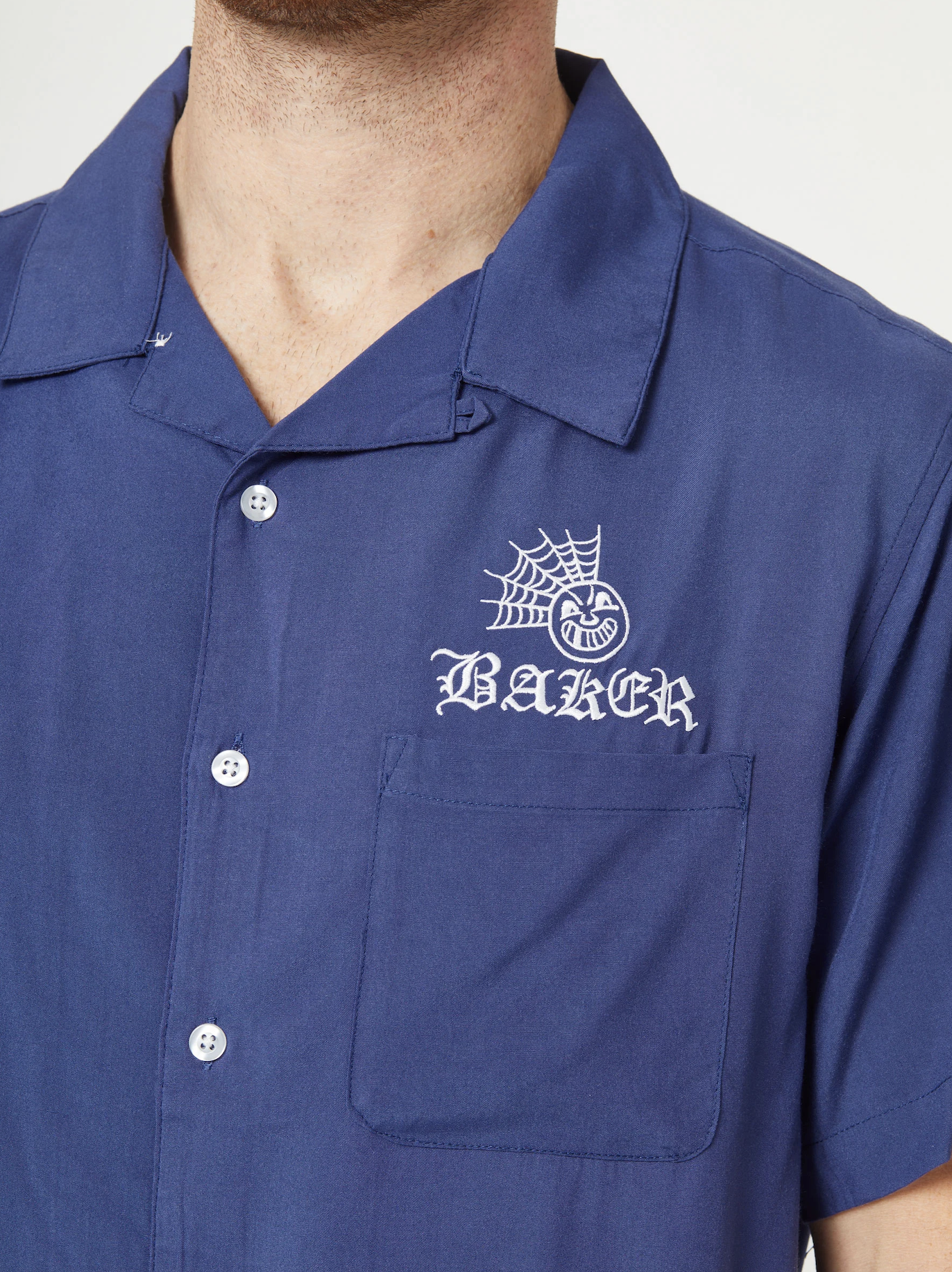 BAKER JOLLYMAN SHORT SLEEVE BUTTON UP SHIRT