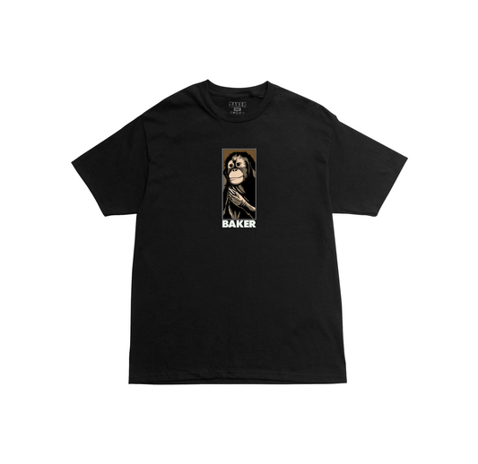 BAKER SMOKING MONKEY TEE BLACK