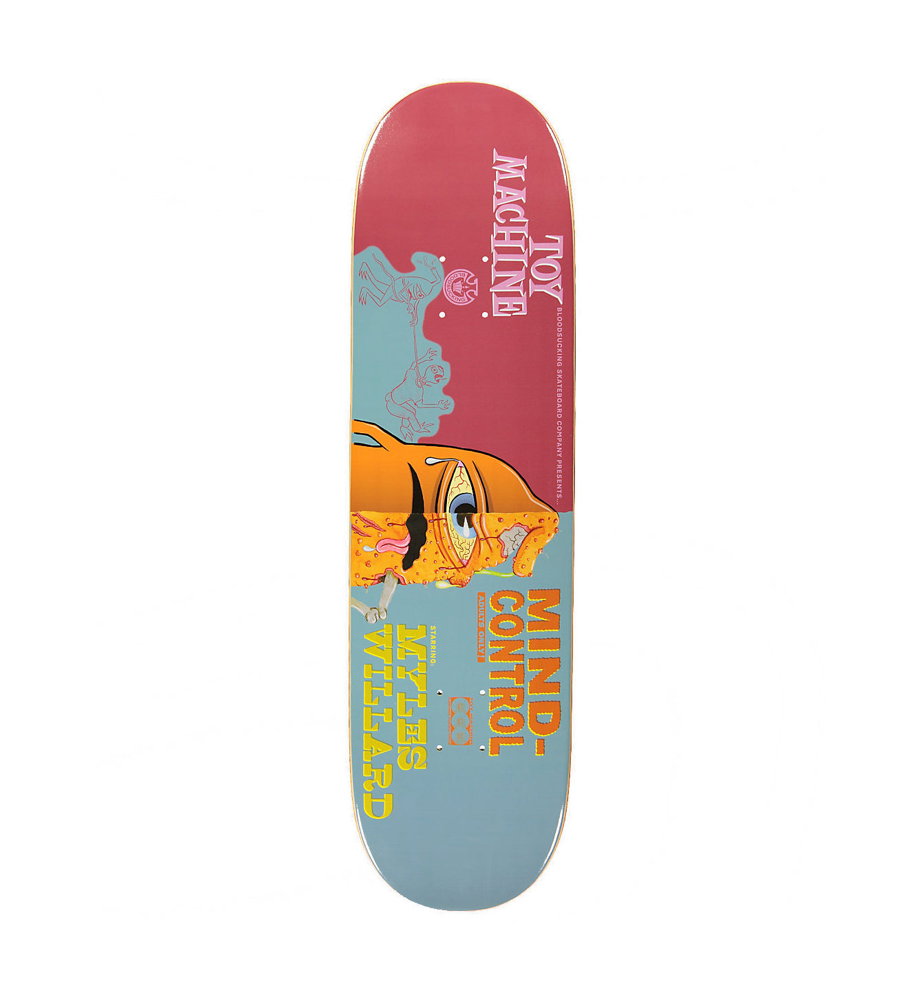 TOY MACHINE MIND CONTROL MYLES WILLARD DECK 8.5"