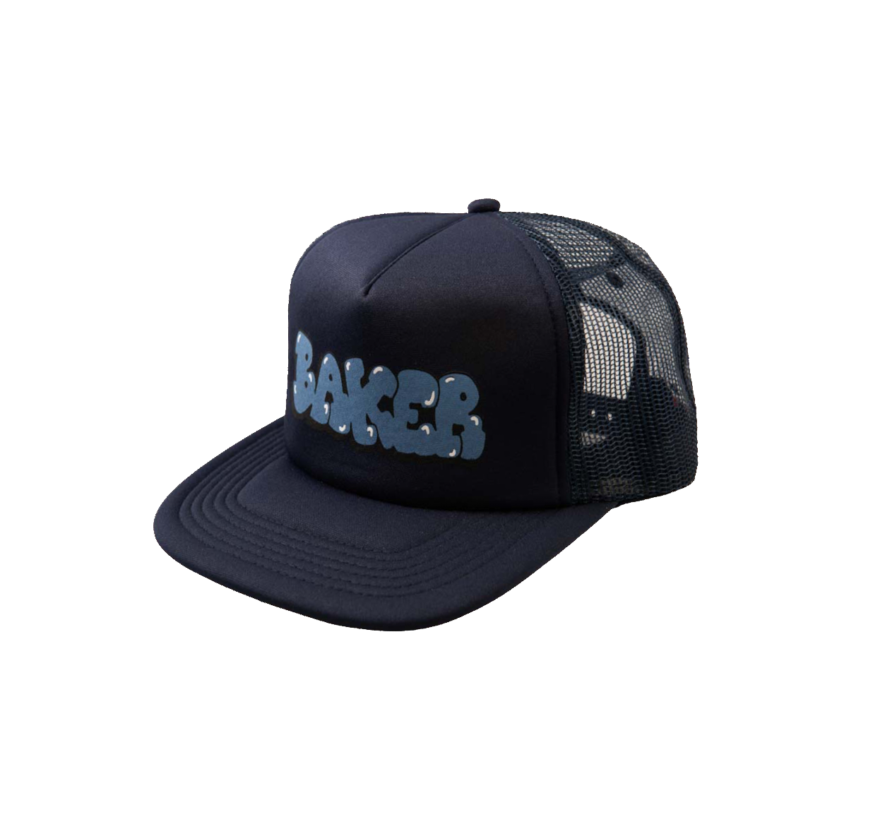 BAKER BUBBLE MESH TRUCKER CAP NAVY