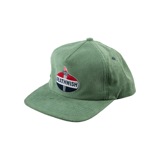 DEATHWISH MOTOR SPIRITS GREEN CORD SNAPBACK