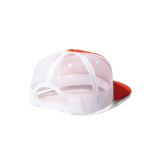 HEROIN SKATEBOARDS CERTIFRIED TRUCKER HAT ORANGE