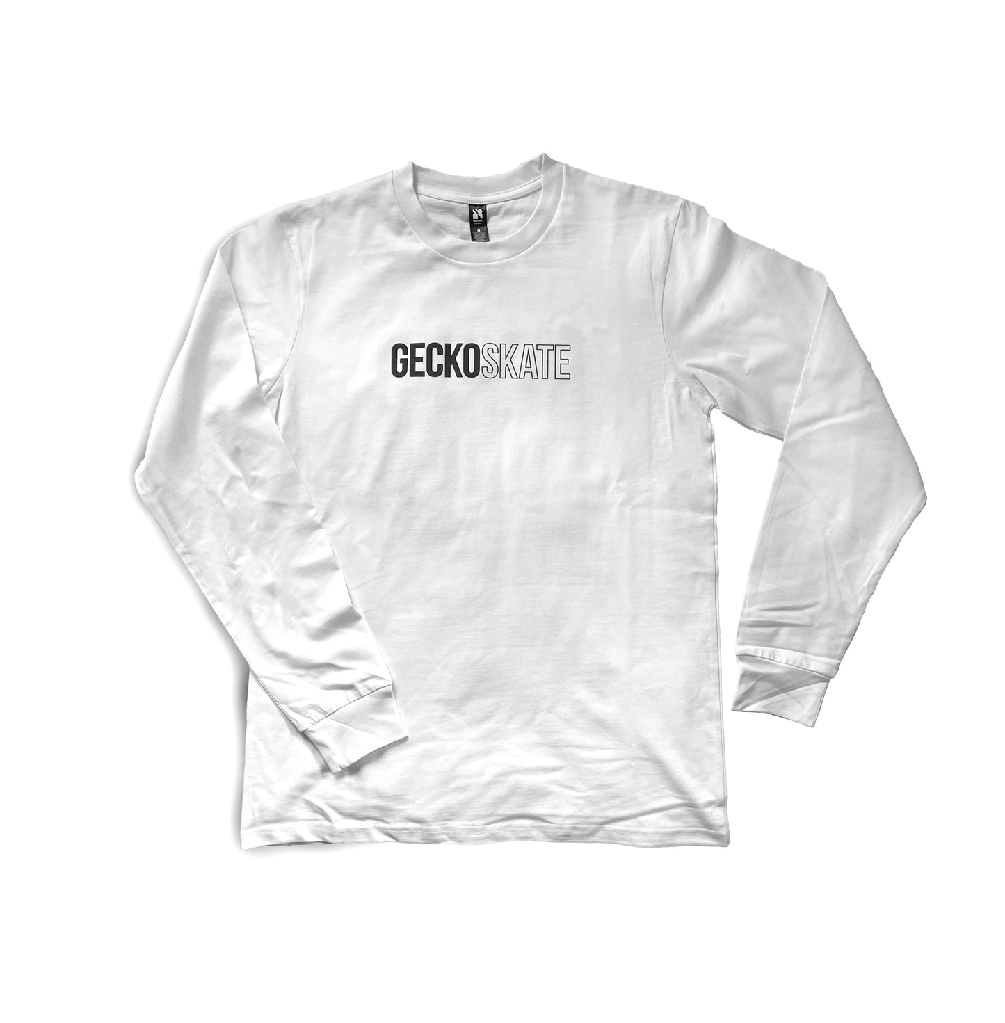 GECKO SKATE INLINE STONE AGE LONG SLEEVE WHITE