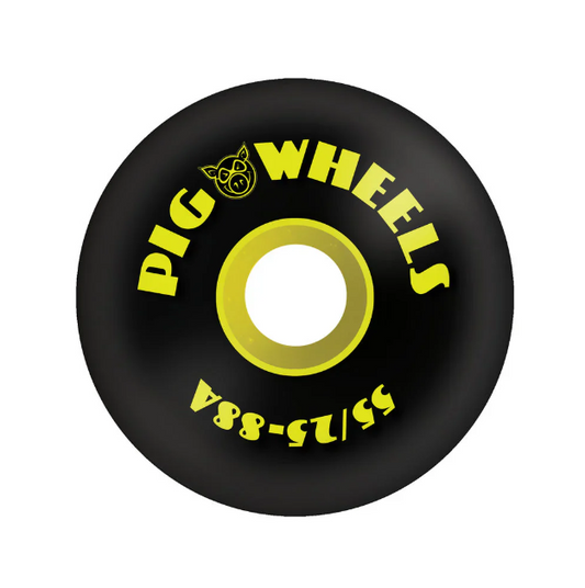 PIG WHEELS RT'S BLACK 88A 55mm