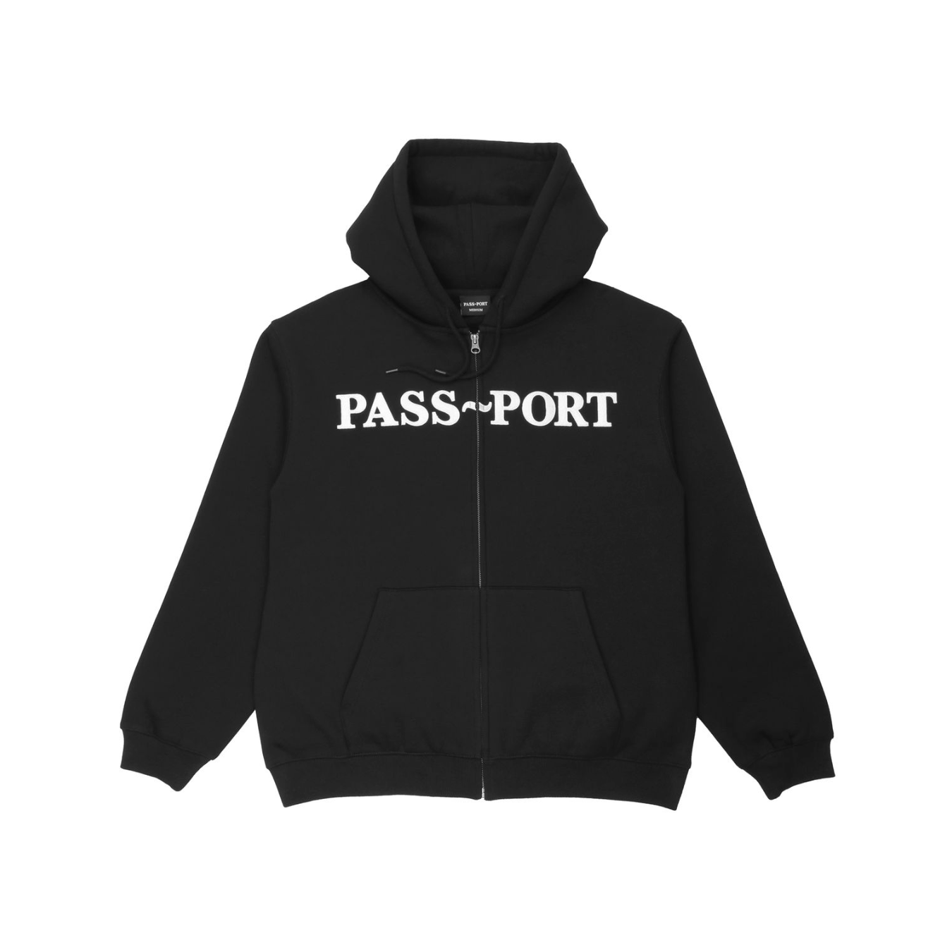 PASS~PORT OFFICIAL ZIP HOOD BLACK