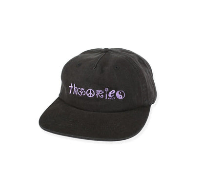 THEORIES COEXIST WASHED DENIM HAT BLACK