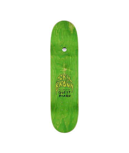 TOY MACHINE SKY BROWN GUEST BOARD 8.25"