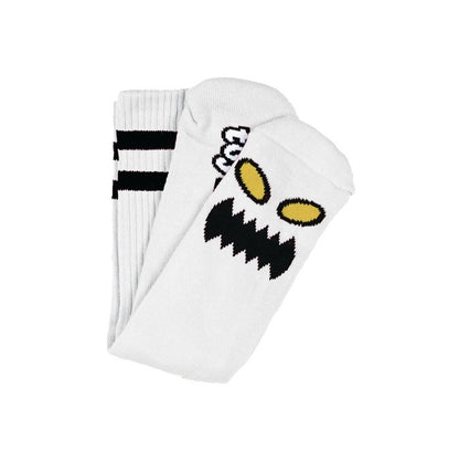 TOY MACHINE MONSTER FACE SOCKS WHITE