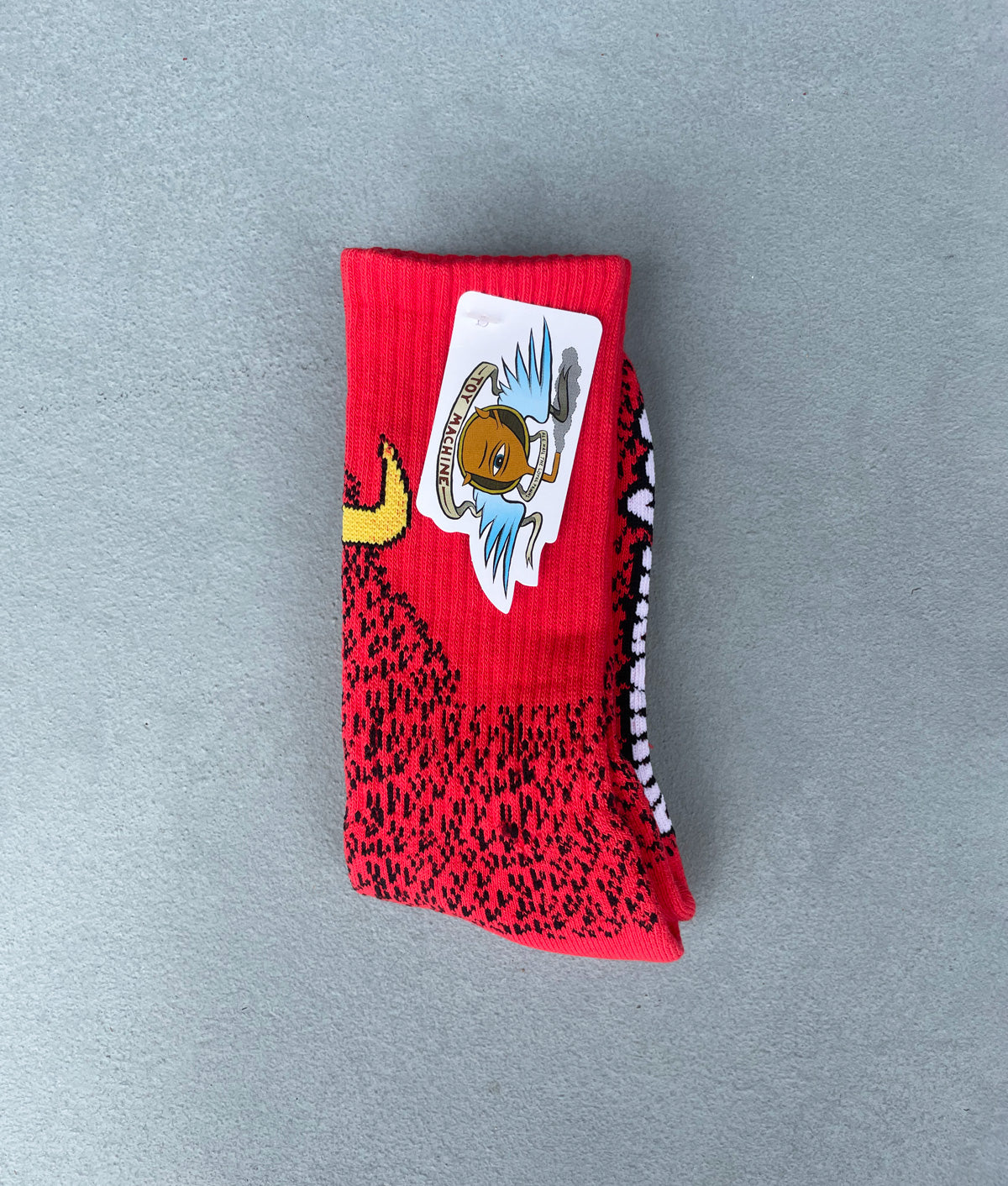 TOY MACHINE FURRY MONSTER SOCKS RED