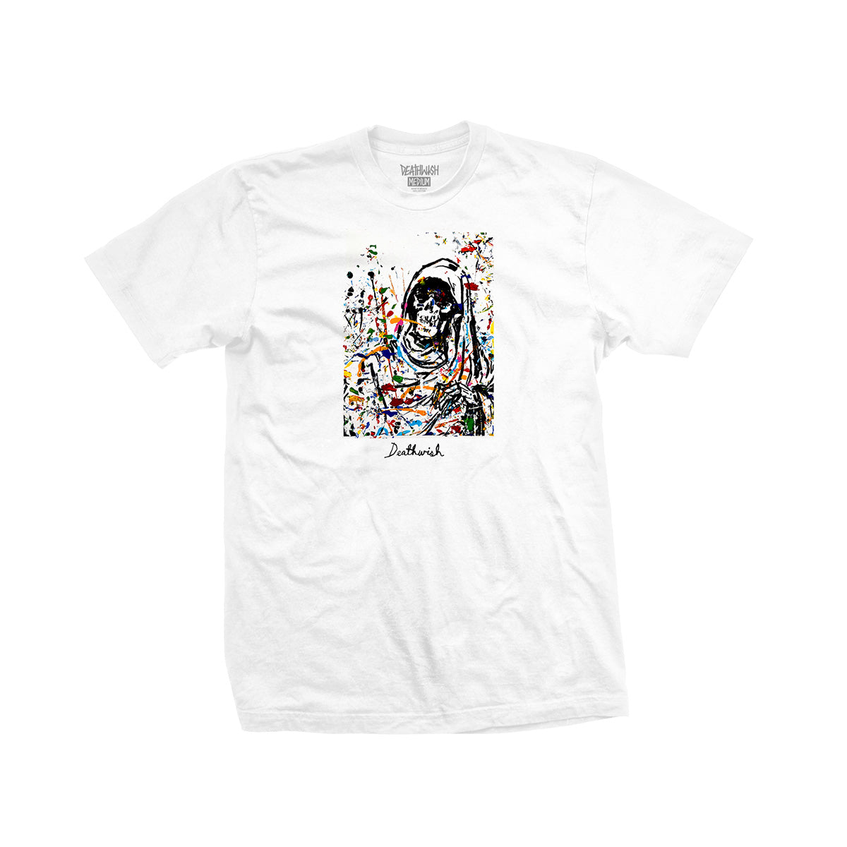 DEATHWISH ALWAYS GO TEE WHITE